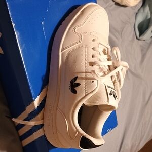 Adidas Classic White and Black Sneakers
